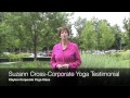 St. Louis Corporate Yoga: Client Suzann Cross Testimonial