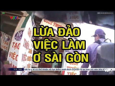 Lừa đảo việc làm ở Sài Gòn