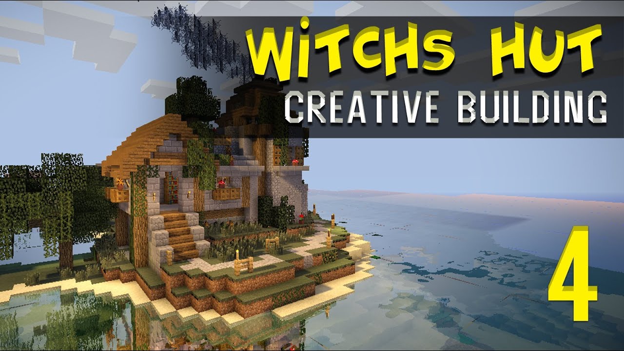 Minecraft Creative Build: Witch's Hut /w Brewing Tower - Part 4 - YouTube