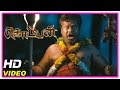 Komban Movie Scenes | Sama Karuppu song | Karthi protects Rajkiran from goons | Super Subbarayan