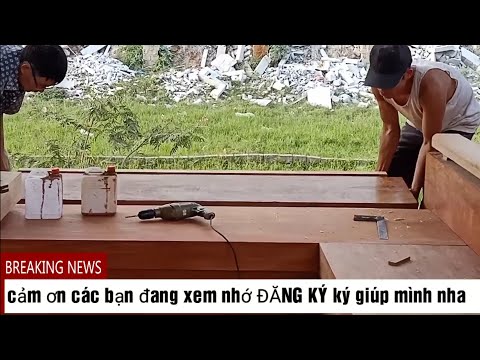 Bộ bàn ghế sofa gỗ lim đẳng cấp, đang hoàn thiện