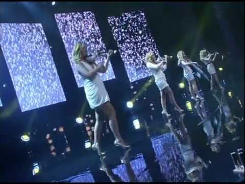 Electric String Quartet Asteria Strings perform Palladio live at the Kral Awards, Turkey
