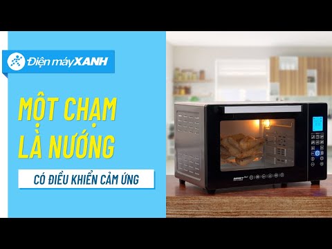 Lò nướng Sanaky 50L: điều khiển cảm ứng, nướng thực phẩm lớn chín đều (VH5088N2D) • Điện máy XANH