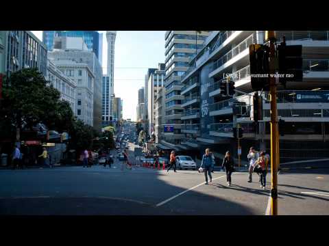 Auckland City, Victoria Street Timelapse, New Zealand - Sumant Walter 