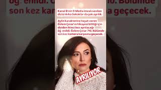Arka Sokaklarda Ayli̇n Karakteri̇ne Can Veren Özlem Çinar Hi̇kayesi̇ Bi̇tti̇ği̇ İçi̇n Ayriliyor