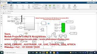 Model Predictive Control For Dc-Dc Boost Converters With Constant Switching Frequency