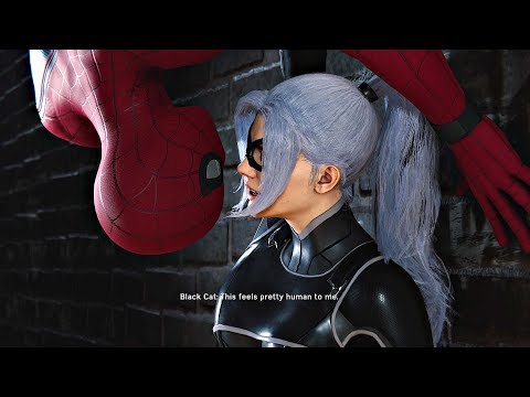 Spider-Man PS4 The Heist DLC - All Black Cat Cutscenes (Spiderman 2018) PS4 Pro