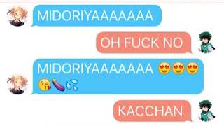 My Hero Academia Texting Stories: Kacchan texting Midoriya about Toga