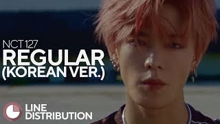 Nct 127 Regular Korean Ver Line Distribution Nct 127 Regular Korean Ver Line Distribution