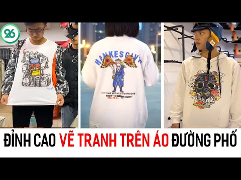 Đỉnh Cao Nghệ Thuật Vẽ Tranh Trên Áo 😃 Tik Tok Trung Quốc 😎 Thuỳ Linh 26