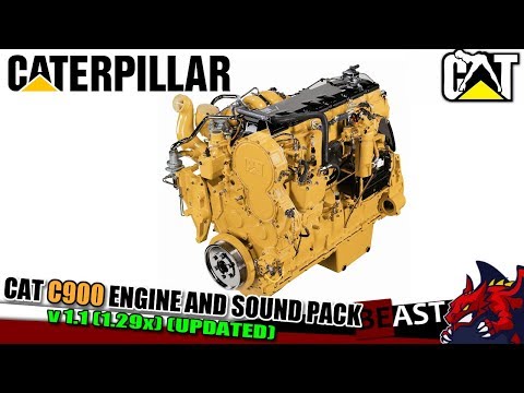 CAT C900 ENGINE AND SOUND PACK v 1.1 (ACTUALIZAC
