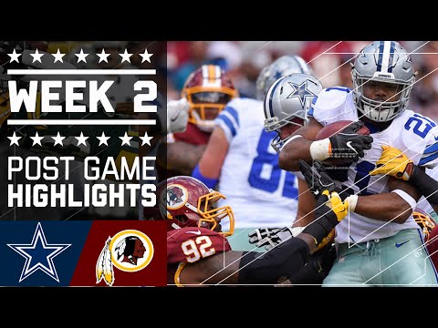 8 Cowboys Vs Redskins Nfl Week 2 Game Highlights 8 Cowboys Vs Redskins Nfl Week 2 Game Highlights