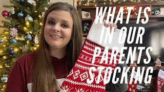 WHAT IS IN OUR PARENTS STOCKINGS || ADULT STOCKING STUFFER IDEAS