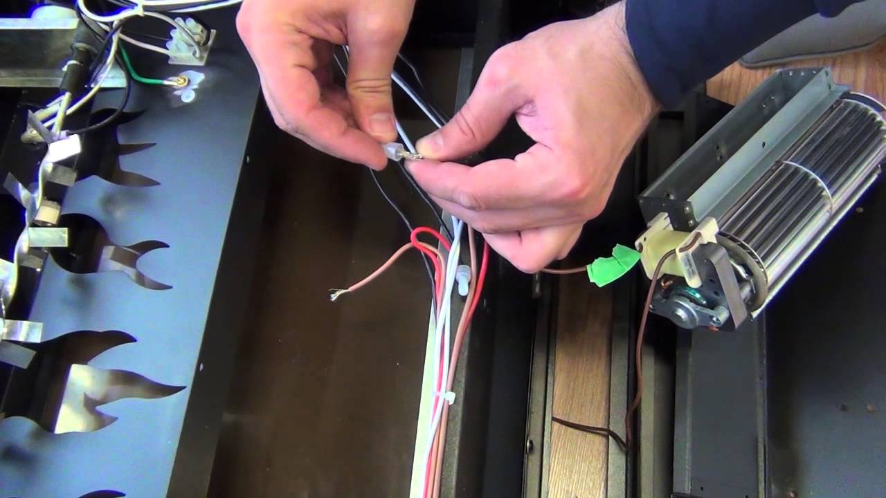 Electric Fireplace Insert Fan Replacement - YouTube