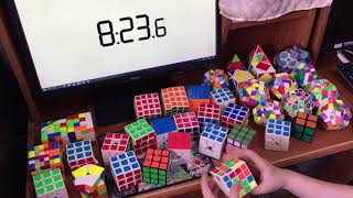Rubik's Cube 45th Anniversary!! 37 cubes solved in a row