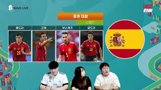 Bigo Live X Euro 2020 스페인 Vs 크로아티아 ㅣ 막강한 중원대결의 두 팀 ㅣ 비고라이브 프리뷰쇼 16강