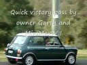 Rover Mini Cooper 1.3i in car action video