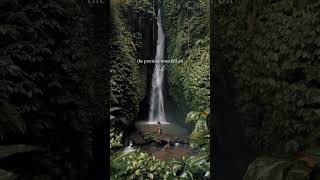 Leke Leke Waterfall, Bali |  #travel #bali #balilife