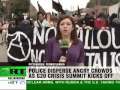 Видео G20 protest in US: Police silence freedom of speech