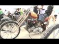 Motorcycle Cannoball Endurance Run on Daytona Beach