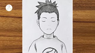 How To Draw Shikamaru Step By Step || Easy Drawing Ideas For Beginners || Easy Drawing With Pencil