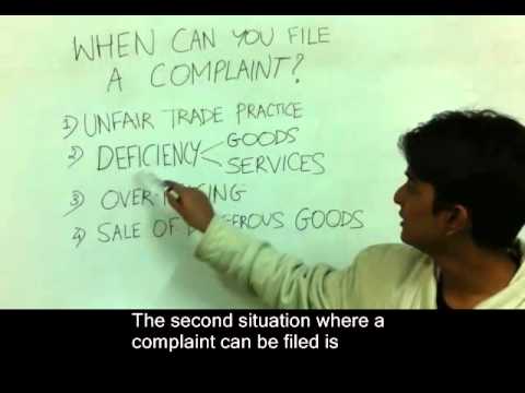 When can you file a consumer complaint? Part 2/7