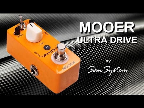 Guitar effects - MOOER Ultra Drive (Boss DS-1 + Keeley mod)