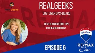 Episode 6 - Real Geeks Dashboard