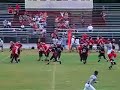 Title:12 year old football player hits hard on punt return Description:north gwinnett football team player #42 hits this kid hard on a punt return