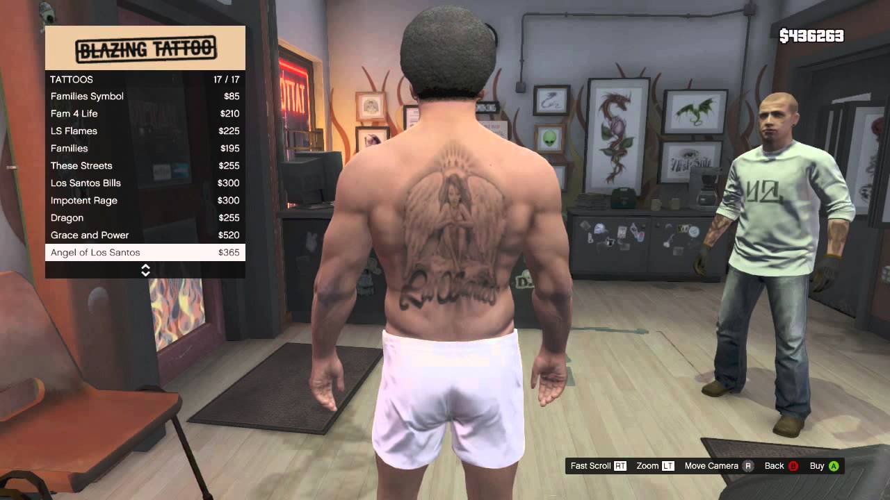 GTA 5: Tattoo Parlor - YouTube