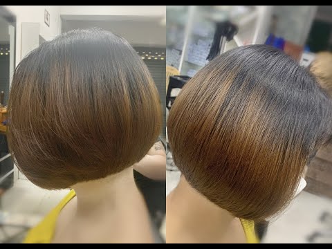 Cắt tóc ngắn Bob | Quang Saker
