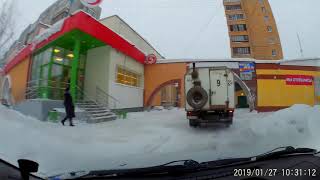 Видео Архангельск зима 2019 от Nkvski Vasiliy, Ленинградская улица, Зима, Россия