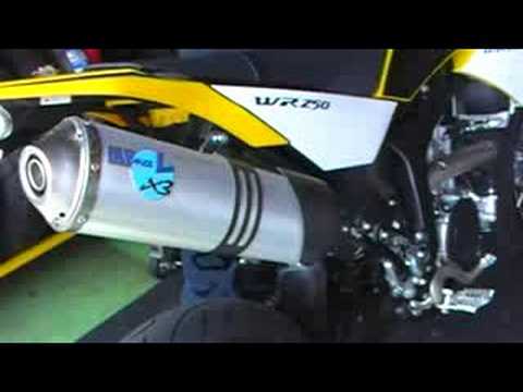 WR250X レオビンチマフラーはこんな音(YAMAHA・YSP大分)