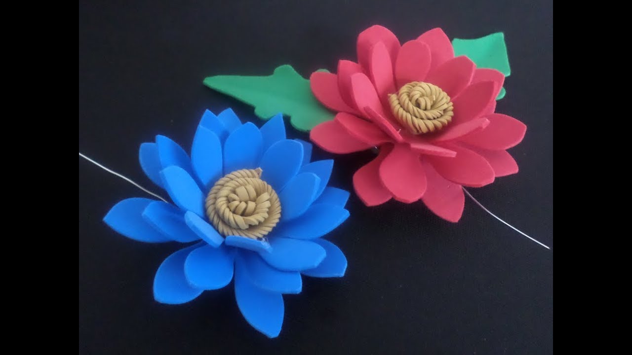 Flor Gerbera de EVA passo a passo YouTube Adesivo De Parede Emoji ~ Flor Gerbera de EVA passo a passo YouTube