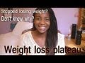 Weight loss plateau