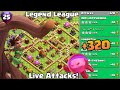 Th16 Legend League Attacks Strategy! +320 April Season Day 25 : Clash Of Clans