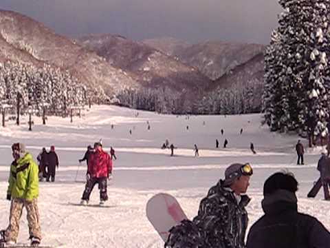 野沢温泉スキー場　2010年1月16日　長坂ゲレンデ