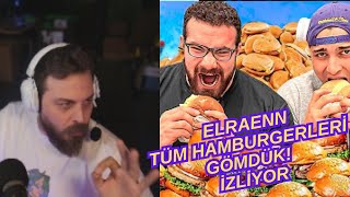 Elraenn | Tuna Tavus Burger King'deki TÜM HAMBURGERLERİ GÖMDÜK! İzliyor! Goril F