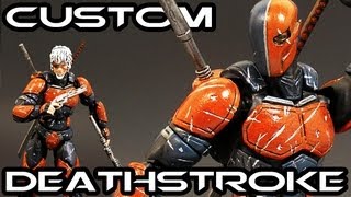 Custom DEATHSTROKE (Anime Style) Action Figure Review