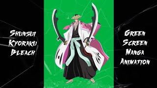 Shunsui Kyoraku Green Screen Manga Animation Bleach