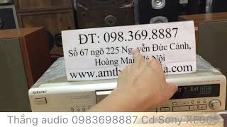 Đầu Cd Sony Xe900 Mắt Cực Nhậy Mặt Phay Vàng Sang Trọng Mới Về Thắng Audio 0983698887
