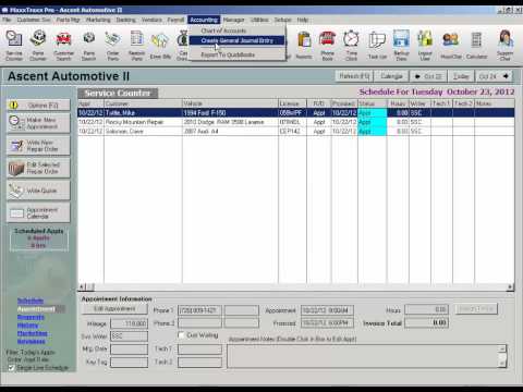 MaxxTraxx Auto Shop Software Video Guide - Year-End Inventory Valuation Cleanup