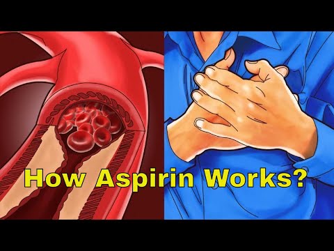 This is how aspirin prevents heart attacks, and reduces the symptoms of inflammations