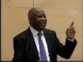 8ème jour Le président Laurent Gbagbo s'adresse à la cour et aux Africains