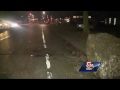 City retaining wall loses several boulders
