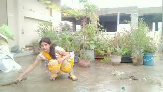 Saree Vlog Desi Style Chhat Ki Safai Terrace Cleaning Vlog With Me Desi Style Me