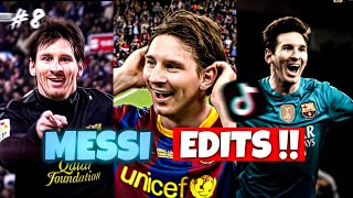 Best Leo Messi Edits - Skills, Fails, Dribbling - Part Tiktok Edits Compilation