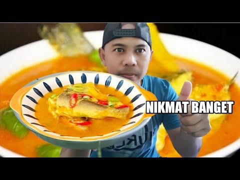 MUKBANG IKAN BANDENG MASAK KUNING + LALAPAN KANGKUNG REBUS DAN DAUN KEMANGI