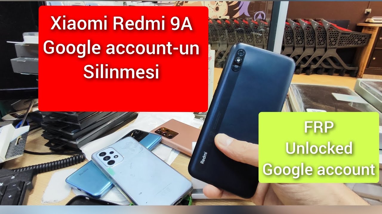 Deleting Google account from Xiaomi Redmi 9A model Deleting Google account from Xiaomi Redmi 9A model