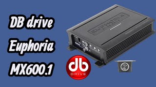 Amplificador Db Drive Euphoria Mx600.1 Clase D